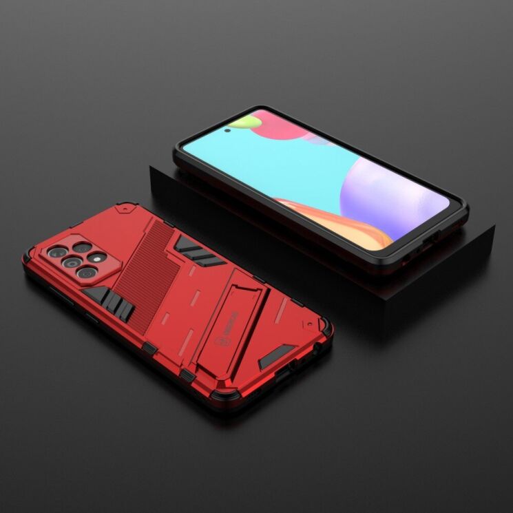 Защитный чехол Deexe Bibercas для Samsung Galaxy A52 (A525) / A52s (A528) - Red: фото 5 из 10