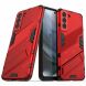 Защитный чехол Deexe Bibercas для Samsung Galaxy S21 FE (G990) - Red (240227R). Фото 2 из 9