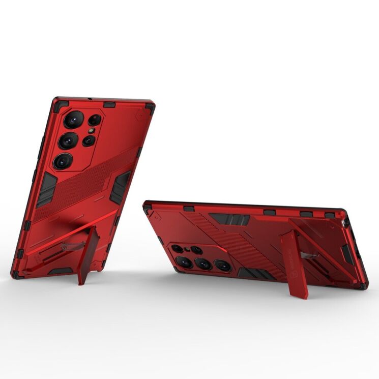 Захисний чохол Deexe Bibercas для Samsung Galaxy S23 Ultra - Red: фото 3 з 6