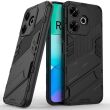 Захисний чохол Deexe Bibercas для Xiaomi Redmi 13 - Black (356415B)