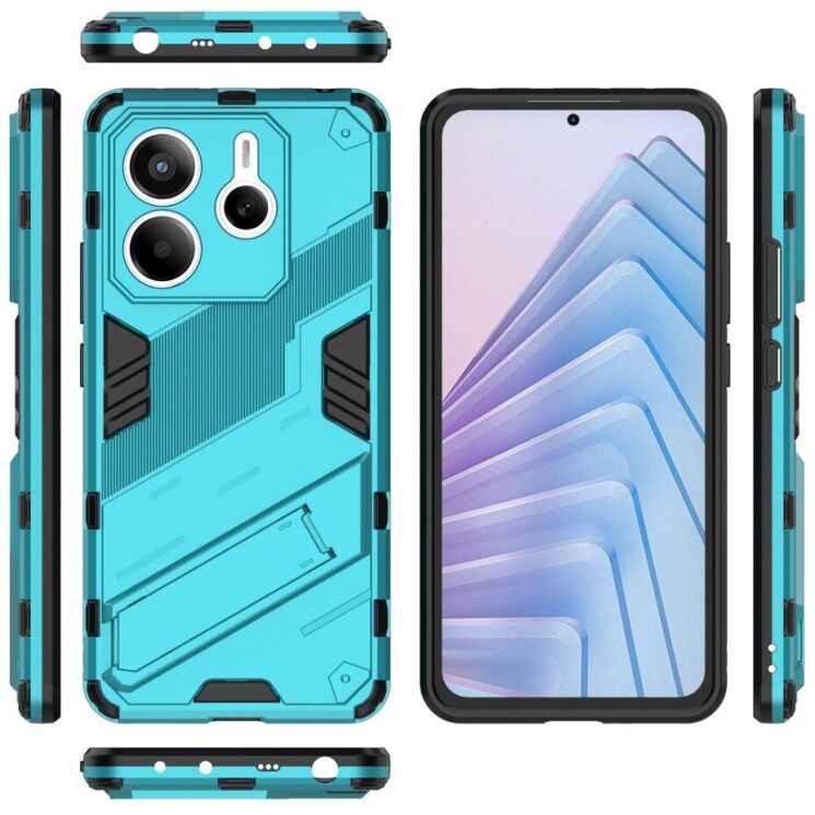 Защитный чехол Deexe Bibercas для Xiaomi Redmi Note 14 5G - Baby Blue: фото 4 из 5