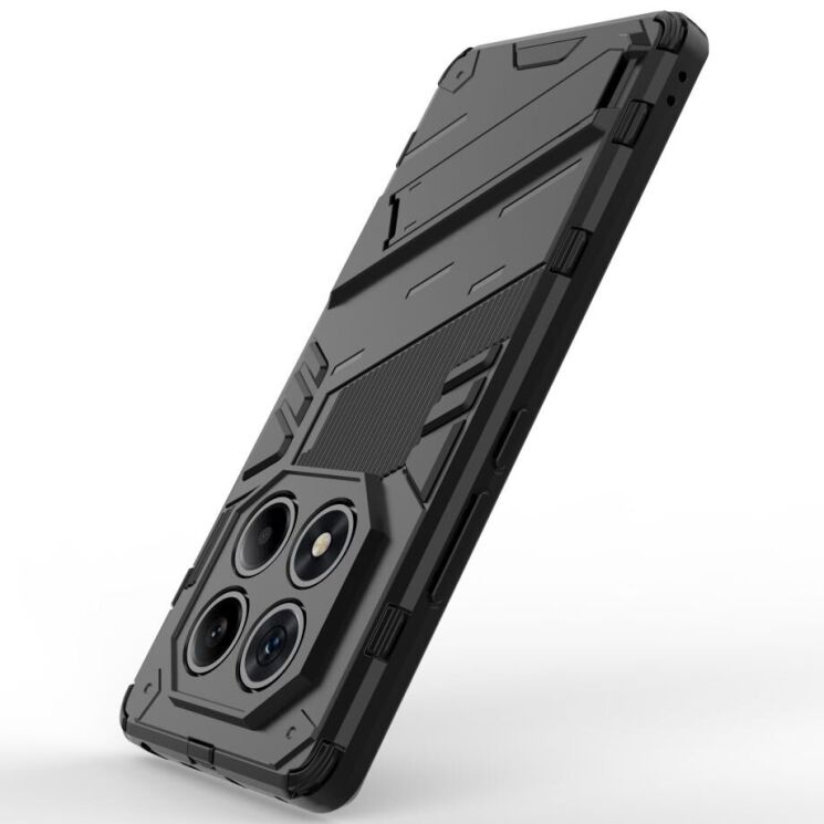 Захисний чохол Deexe Bibercas для Xiaomi Redmi Note 14 Pro - Black: фото 3 з 6