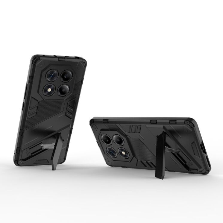 Захисний чохол Deexe Bibercas для Xiaomi Redmi Note 14 Pro - Black: фото 2 з 6