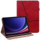 Захисний чохол Deexe Business Cover для Samsung Galaxy Tab S9 Plus (X810/816) - Red (332815R). Фото 1 з 11