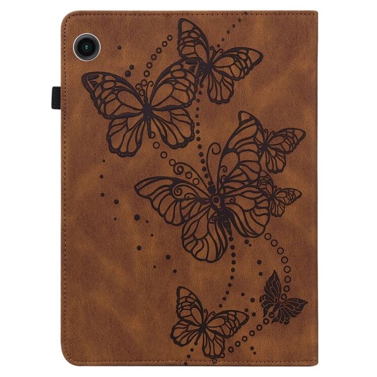 Защитный чехол Deexe Butterfly для Samsung Galaxy Tab A9 Plus (X210/216) - Brown: фото 4 из 9
