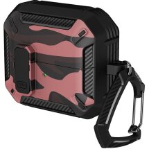 Захисний чохол Deexe Camouflage Case для Samsung Galaxy Buds 3 / Buds 3 Pro - Red: фото 1 з 11
