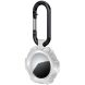 Защитный чехол Deexe Carbon Clip для Apple AirTags - White (274016W). Фото 1 из 5