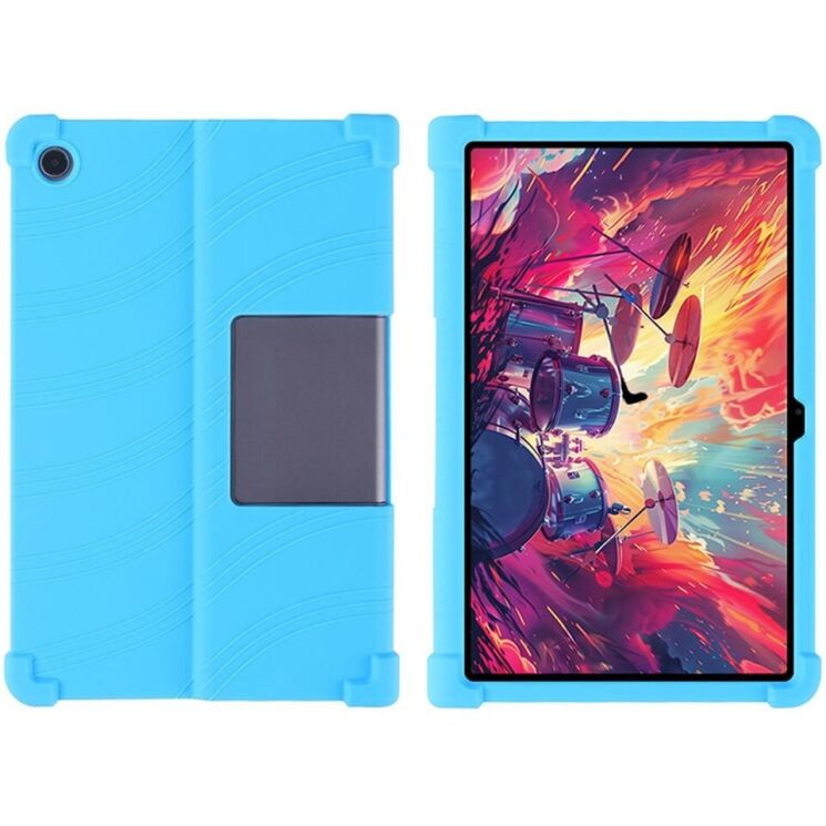 Защитный чехол Deexe Color AirBag для Lenovo Tab Plus - Baby Blue: фото 1 из 10