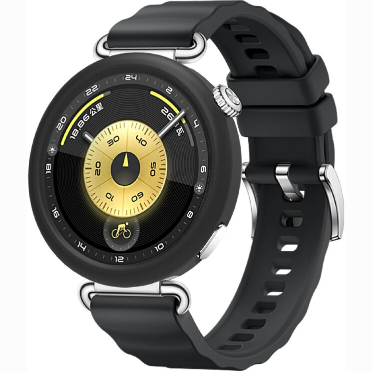Захисний чохол Deexe Color Frame для Huawei Watch GT 6 (41mm) - Black (423303B) Захисний чохол Deexe Color Frame для Huawei Watch GT 6 (41mm) - Black: фото 3 з 4