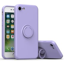 Захисний чохол Deexe Color Shell для Apple iPhone SE 2 / 3 (2020 / 2022) / iPhone 8 / iPhone 7 - Purple: фото 1 з 7