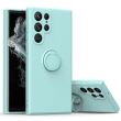 Защитный чехол Deexe Color Shell для Samsung Galaxy S22 Ultra (S908) - Light Cyan (298401C)