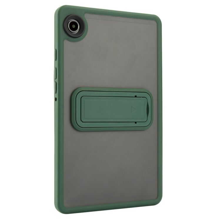 Защитный чехол Deexe Crystal Kickstand для Samsung Galaxy Tab A9 (X110/115) - Green: фото 5 из 12