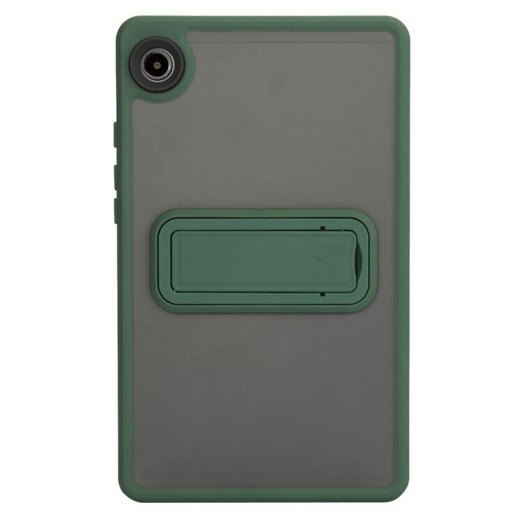 Защитный чехол Deexe Crystal Kickstand для Samsung Galaxy Tab A9 (X110/115) - Green: фото 4 из 12