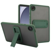 Защитный чехол Deexe Crystal Kickstand для Samsung Galaxy Tab A9 (X110/115) - Green: фото 1 из 12
