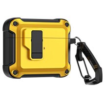 Захисний чохол Deexe Defender Pro для Apple AirPods 4 - Yellow: фото 1 з 10