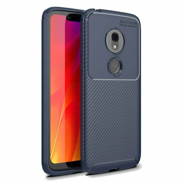 Защитный чехол Deexe Fusion для Motorola Moto G7 Play (XT1952) - Blue: фото 1 из 6