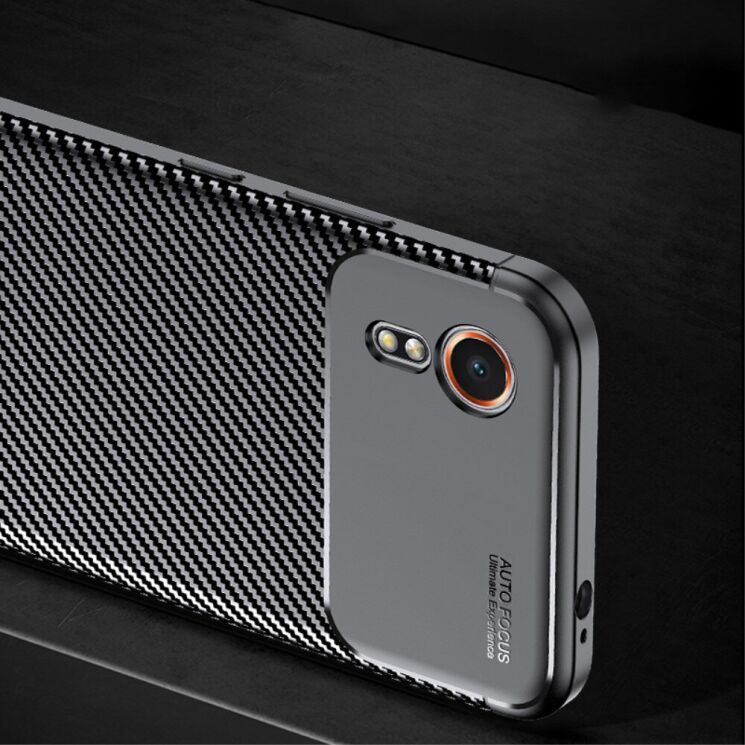 Захисний чохол Deexe Fusion для Samsung Galaxy Xcover 7 (G556) - Black: фото 7 з 8