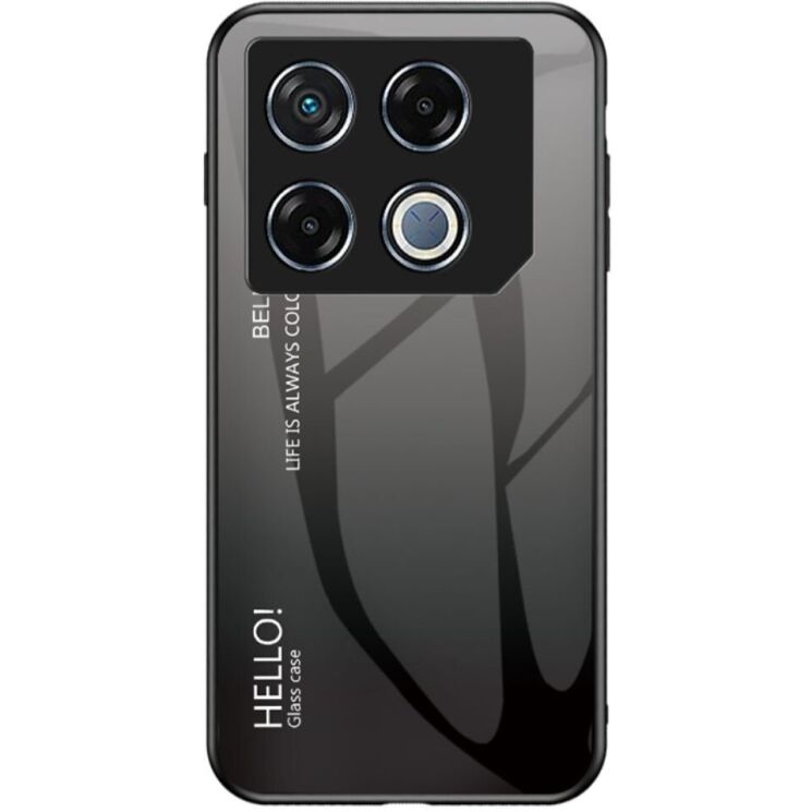 Защитный чехол Deexe Gradient Color для Infinix GT 20 Pro - Black / Grey: фото 1 из 7