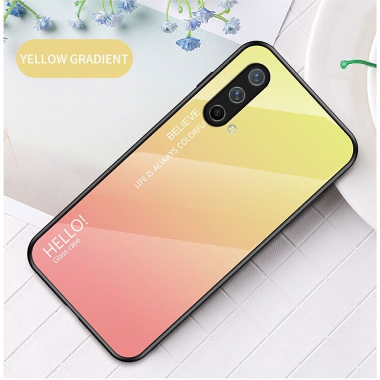 Защитный чехол Deexe Gradient Color для OnePlus Nord CE - Yellow / Pink: фото 2 из 11