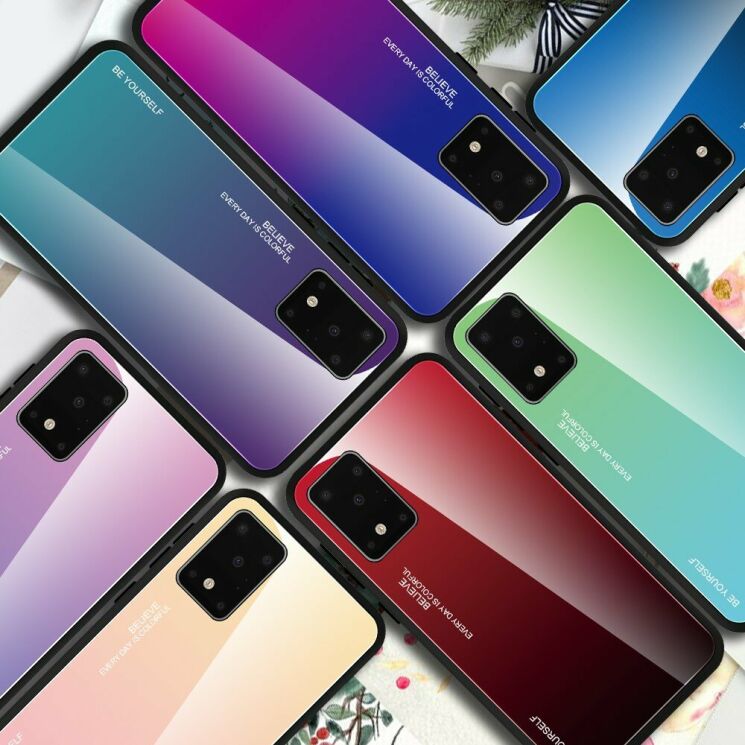 Защитный чехол Deexe Gradient Color для Samsung Galaxy S20 Ultra (G988) - Gold / Pink: фото 11 из 11
