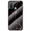 Защитный чехол Deexe Gradient Pattern для OPPO A53 - Black / Gold (258123BF)