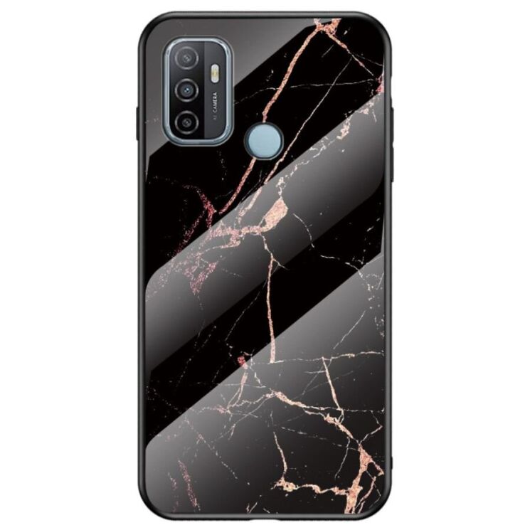 Защитный чехол Deexe Gradient Pattern для OPPO A53 - Black / Gold: фото 1 из 6
