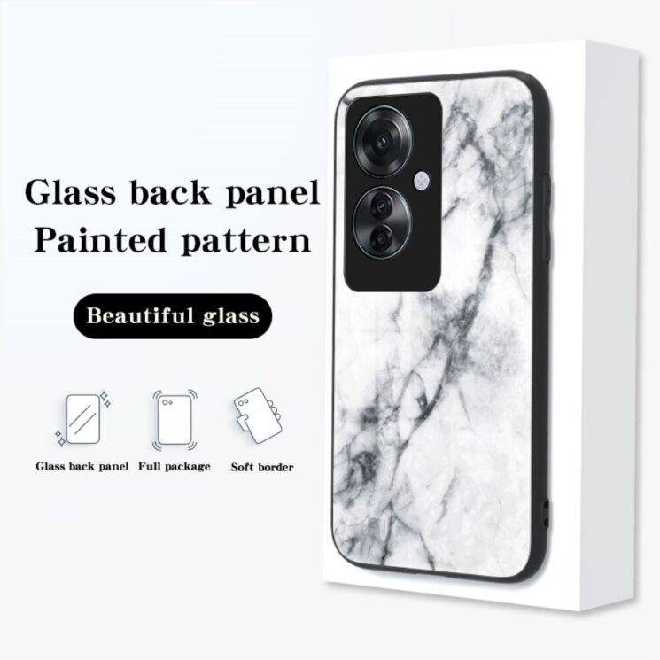 Захисний чохол Deexe Gradient Pattern для OPPO Reno 11F - Red: фото 7 з 7