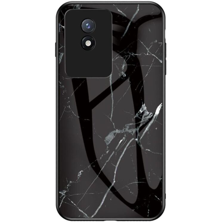 Чехол с рисунком Deexe Gradient Pattern для VIVO Y02 - Black: фото 1 из 7