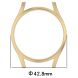 Захисний чохол Deexe Hard Frame для Samsung Galaxy Watch 7 (40mm) - Champagne Gold (358101F). Фото 7 з 7