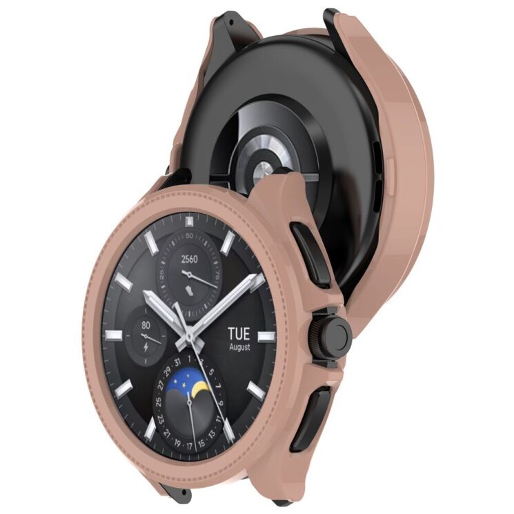 Захисний чохол Deexe Hard Frame для Xiaomi Watch 2 Pro - Pink: фото 3 з 8