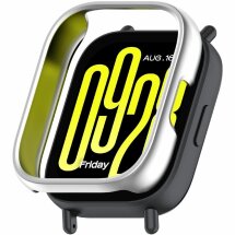 Защитный чехол Deexe Hollow Frame для Xiaomi Redmi Watch 5 Active - Silver: фото 1 из 6