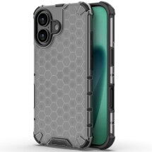 Захисний чохол Deexe Honeycomb Series для Apple iPhone 17 - Black: фото 1 з 6