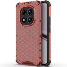 Защитный чехол Deexe Honeycomb Series для Xiaomi Redmi Note 15 Pro Plus / Poco M8 Pro 5G - Red: фото 1 из 6