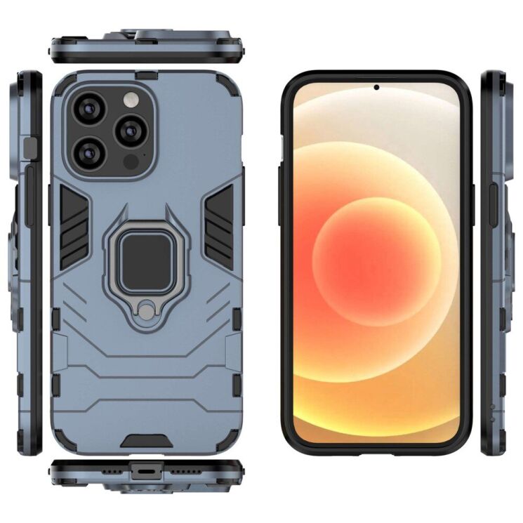 Защитный чехол Deexe Hybrid Case для Apple iPhone 14 Pro Max - Blue: фото 3 из 6