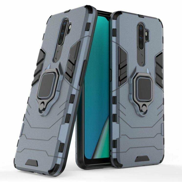 Защитный чехол Deexe Hybrid Case для OPPO A9 2020 - Blue: фото 1 из 5