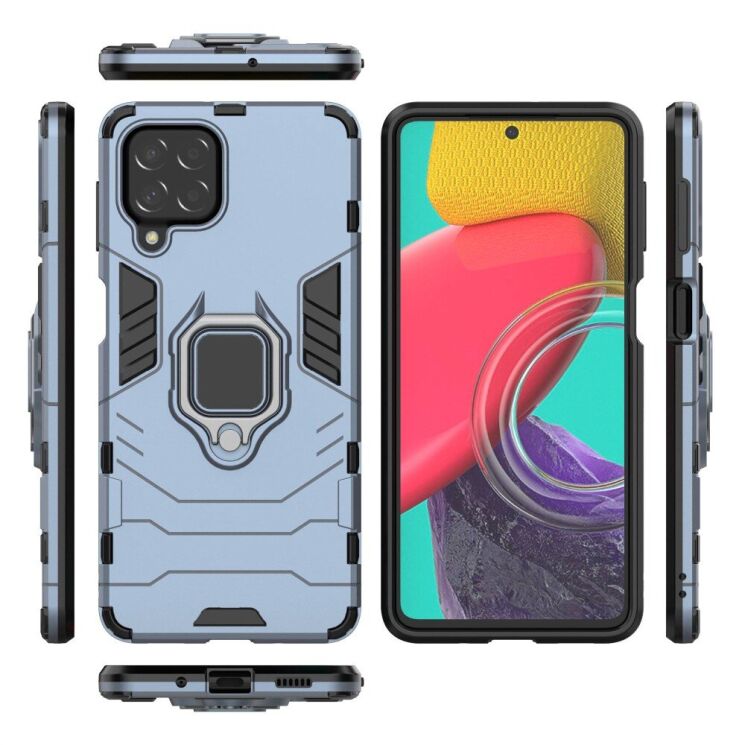 Защитный чехол Deexe Hybrid Case для Samsung Galaxy M53 (M536) - Dark Blue: фото 3 из 7