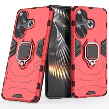 Защитный чехол Deexe Hybrid Case для Xiaomi Poco F6 - Red: фото 1 из 6