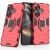 Защитный чехол Deexe Hybrid Case для Xiaomi Poco F6 - Red: фото 1 из 6