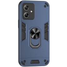 Защитный чехол Deexe Hybrid Shell для Motorola Moto G54 - Blue: фото 1 из 7