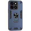 Защитный чехол Deexe Hybrid Shell для ZTE Blade A35 / Blade A55 - Blue (367708L)