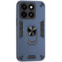 Защитный чехол Deexe Hybrid Shell для ZTE Blade A35 / Blade A55 - Blue: фото 1 из 7