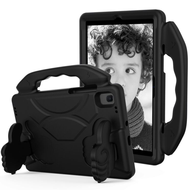 Захисний чохол Deexe Kids Stand для Samsung Galaxy Tab A8 10.5 (X200/205) - Black: фото 1 з 6