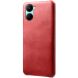Защитный чехол Deexe Leather Back Cover для Realme C33 - Red (309228R). Фото 1 из 4