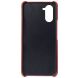 Защитный чехол Deexe Leather Back Cover для Realme C33 - Red (309228R). Фото 4 из 4