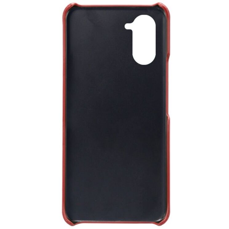 Защитный чехол Deexe Leather Back Cover для Realme C33 - Red: фото 4 из 4