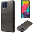 Захисний чохол Deexe Leather Back Cover для Samsung Galaxy M53 (M536) - Black (297731B)