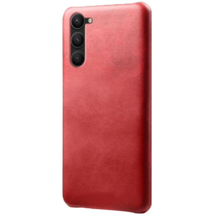 Защитный чехол Deexe Leather Back Cover для Samsung Galaxy S24 - Red: фото 2 из 4