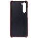 Защитный чехол Deexe Leather Back Cover для Samsung Galaxy S24 - Red (343543R). Фото 4 из 4