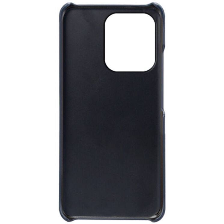 Защитный чехол Deexe Leather Back Cover для Xiaomi Redmi Note 13 - Blue: фото 3 из 4