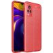 Защитный чехол Deexe Leather Cover для VIVO V21 - Red (350302R). Фото 1 из 9